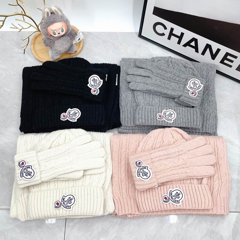 Moncler Scarf Hat Gloves dx02